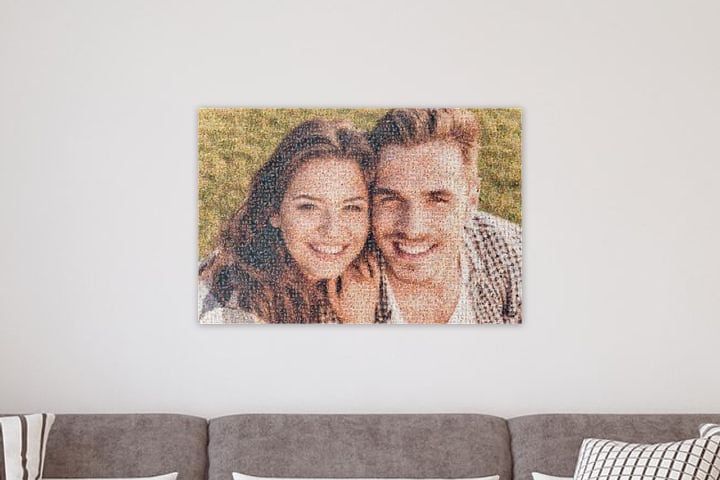 Your photo mosaic as a poster